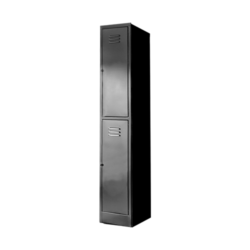 LOCKER 2 PUERTAS NEGRO CANDADO