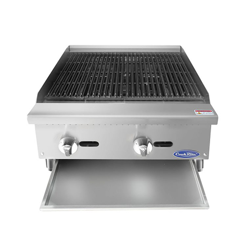 PARRILLA ESTILO AMERICANO DE SOBREPONER PARA ASAR CARNE (24IN)