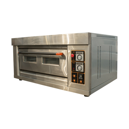 HORNO DE 1 GAVETA DE ACERO INOX CON PIEDRA REFRACTARIA