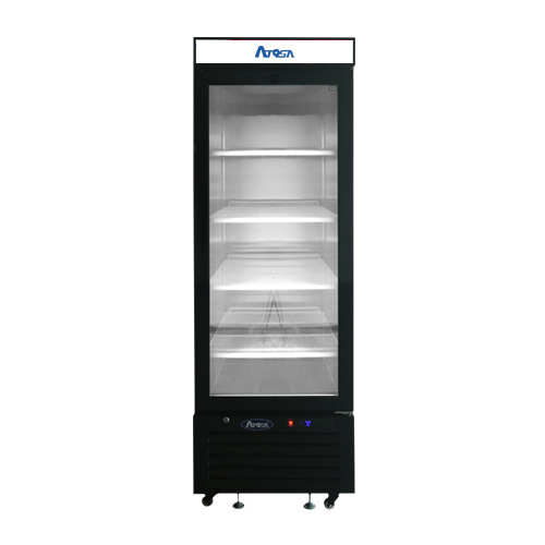 REFRIGERADOR VERTICAL CON PUERTAS DE VIDRIO (1, 12)